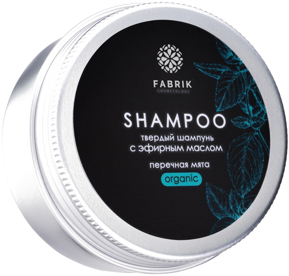 Шампунь твердый Fabrik Cosmetology Перечная мята с эфирным маслом 55г 389₽