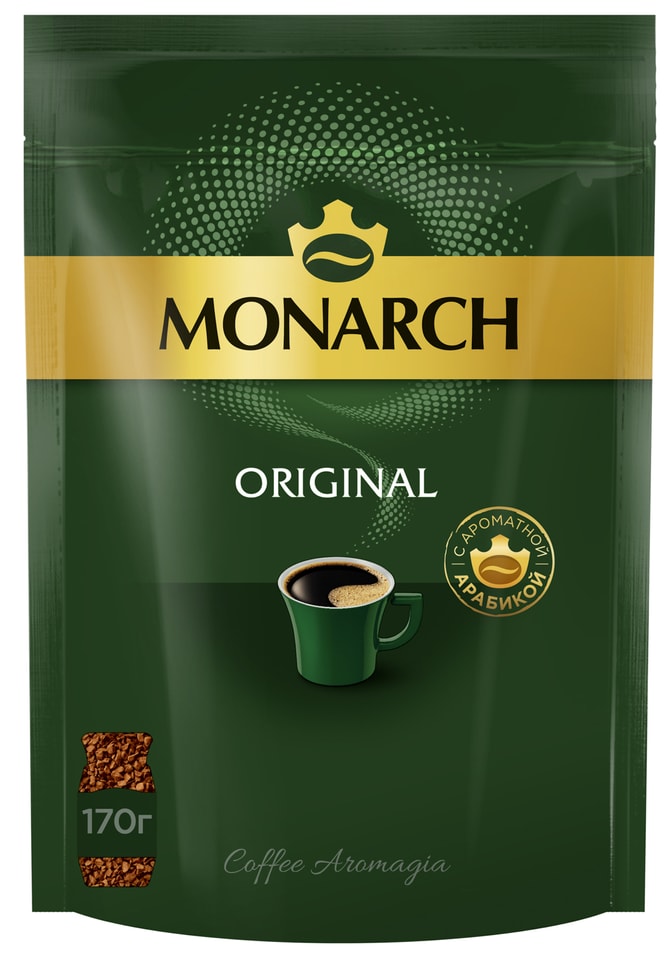 Кофе растворимый Monarch Original 170г. Закажите онлайн!