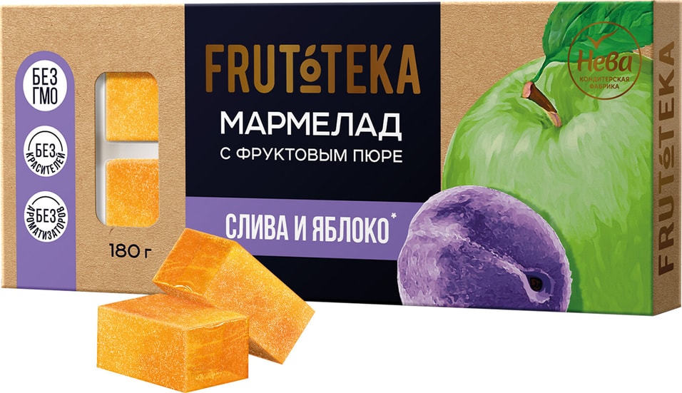 Мармелад Frutoteka Ассорти фруктовое 180г от Vprok.ru