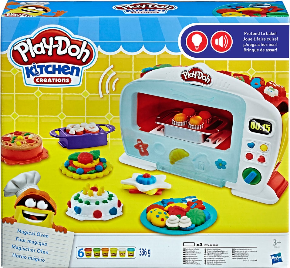 Набор игровой Play-Doh Масса для лепки Магическая печь