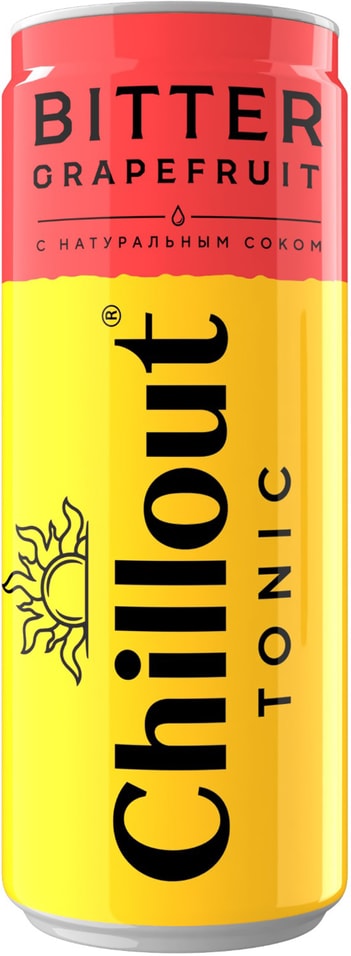 Напиток Chillout Tonic Bitter grapefruit 330мл 89₽
