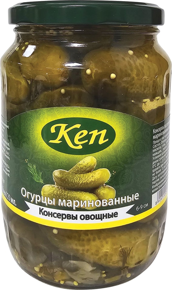Огурцы Ken маринованные 670г - Vprokru Перекрёсток 200₽