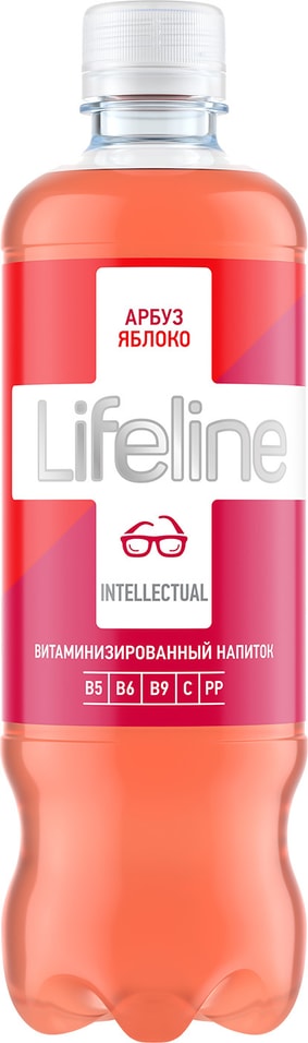 Напиток Lifeline Intellectual Арбуз-Яблоко витаминизированный негазированный 500мл