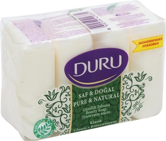 Мыло Duru Pure & Natural Классическое 85г*4шт