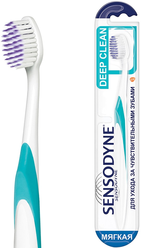 Зубная щетка Sensodyne Глубокое очищение для чувствительных зубов мягкая в ассортименте