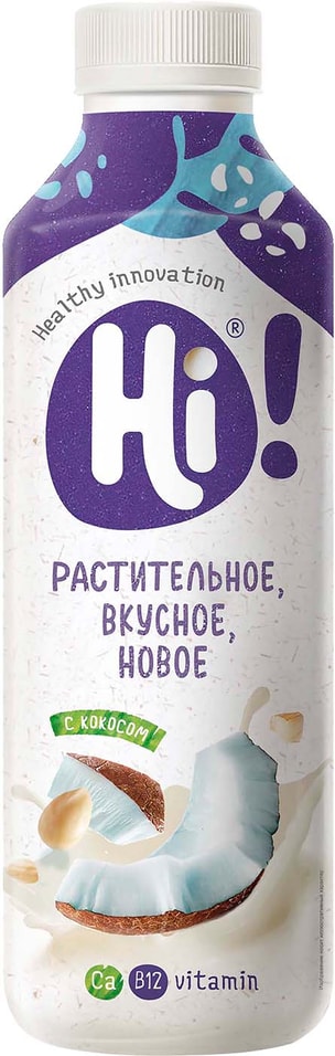 Напиток соевый Hi с кокосом 1.8% 750мл от Vprok.ru