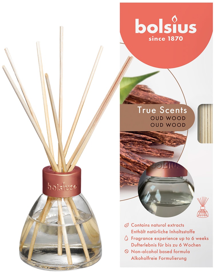 Диффузор Bolsius Агаровое дерево 45мл 979₽