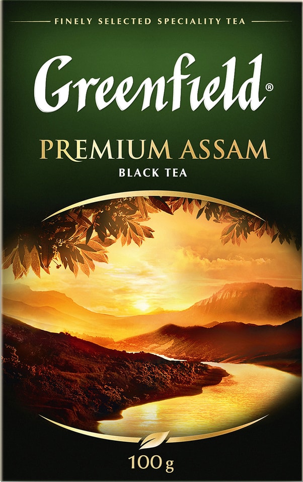 Чай черный Greenfield Premium Assam 100г от Vprok.ru