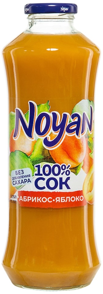 Сок Noyan Абрикос-Яблоко 750мл - Vprok.ru Перекрёсток