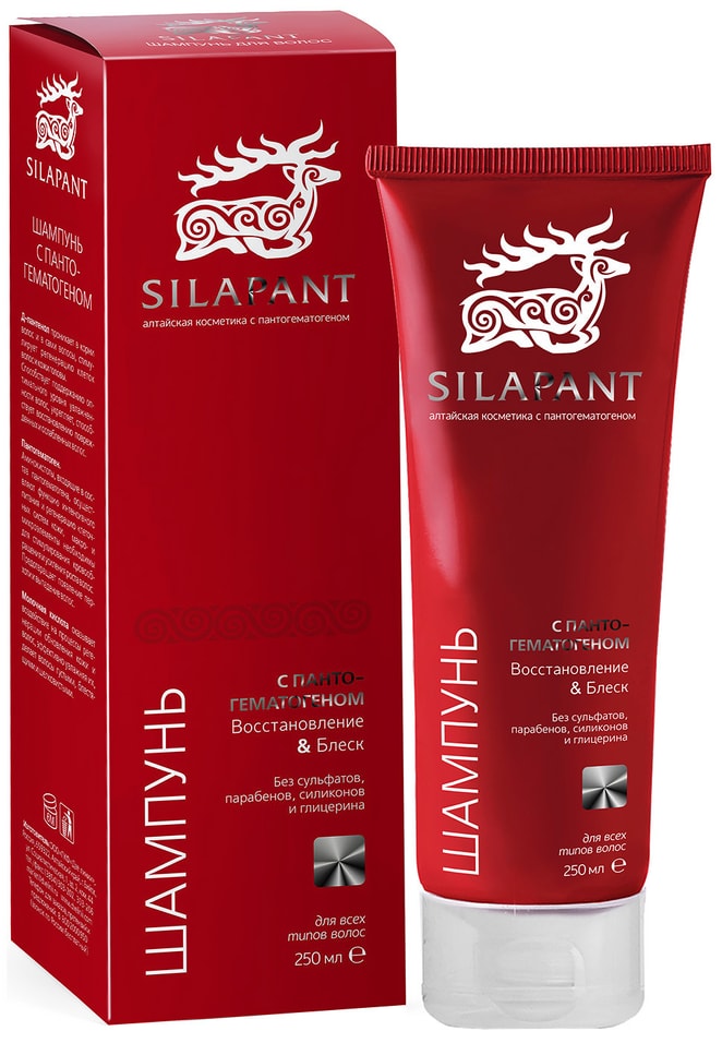 Отзывы о Шампуни для волос Силапант с пантогематогеном 250мл