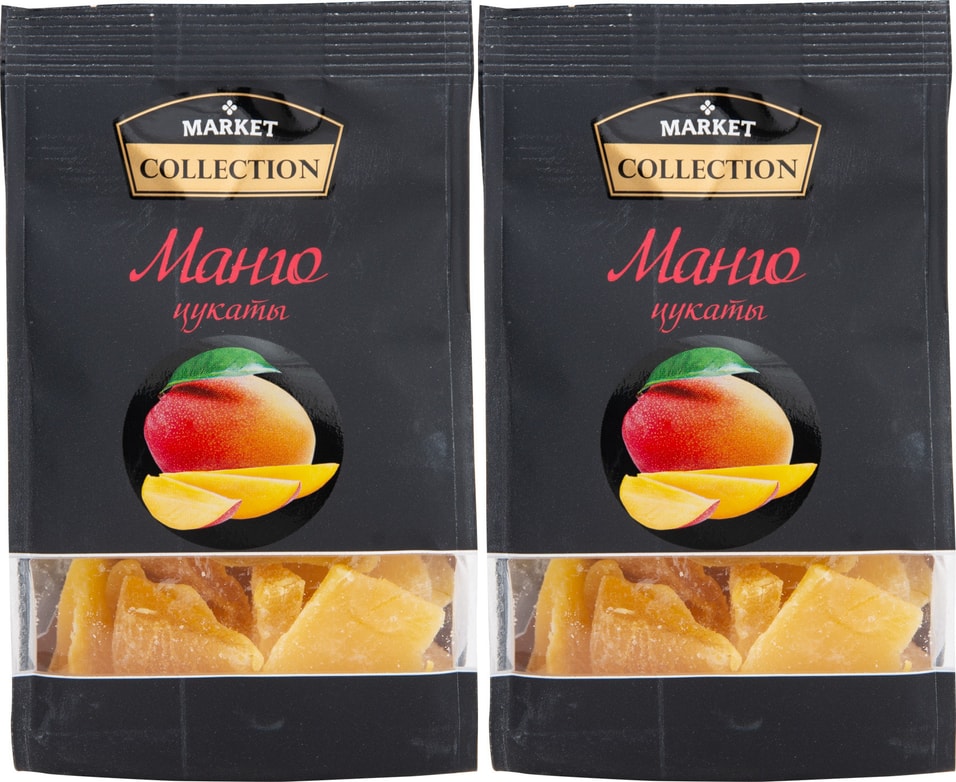 Манго Market Collection Цукаты сушеные 100г (упаковка 2 шт.)