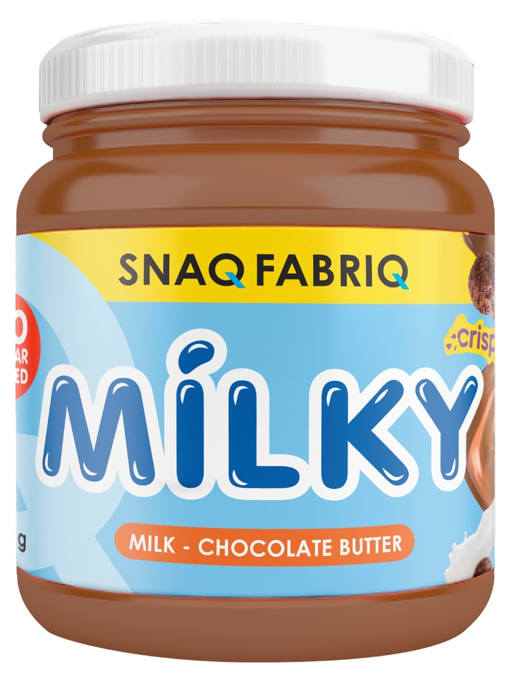 Паста Snaq Fabriq шоколадно-молочная с хрустящими шариками 250г