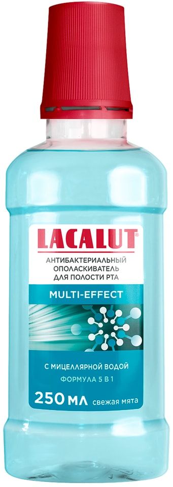 Ополаскиватель для полости рта Lacalut multi-effect антибактериальный 250мл