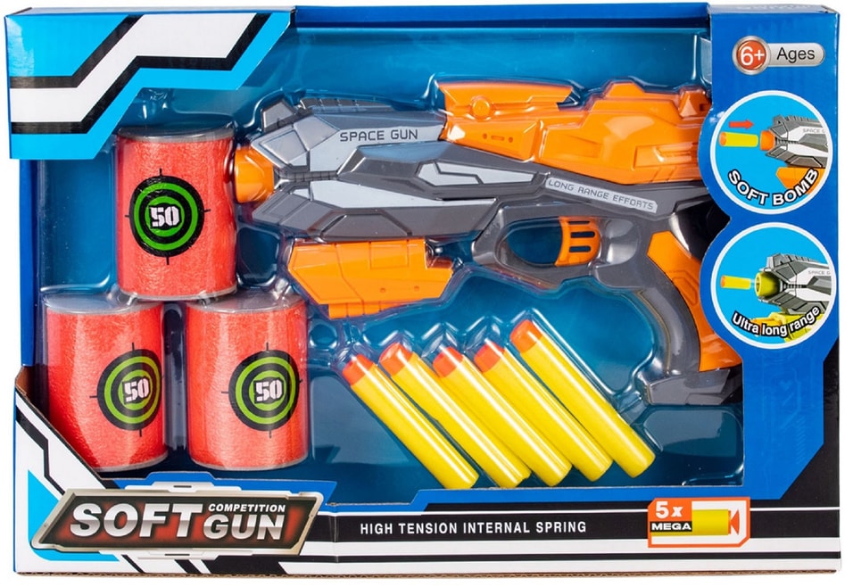 Набор игровой Maya Toys Пистолет дальность выстрела 10м