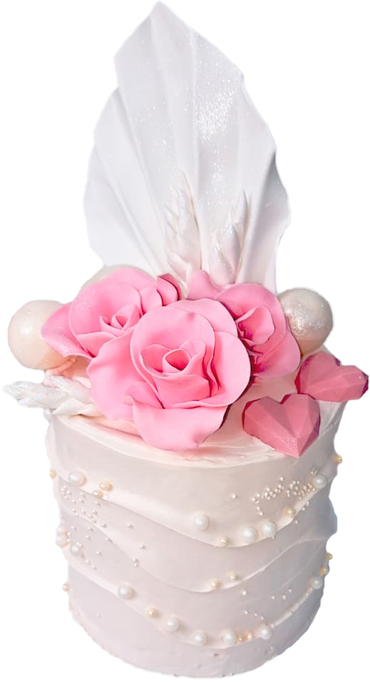 Торт Cream Royal С цветами 1кг замороженныйс доставкой 2600₽