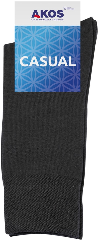 Носки мужские Akos Casual графитовый р.27-29