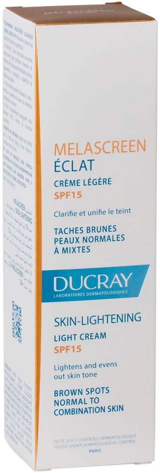 Крем для лица Ducray Melascreen Eclat отбеливающий SPF 15 40мл