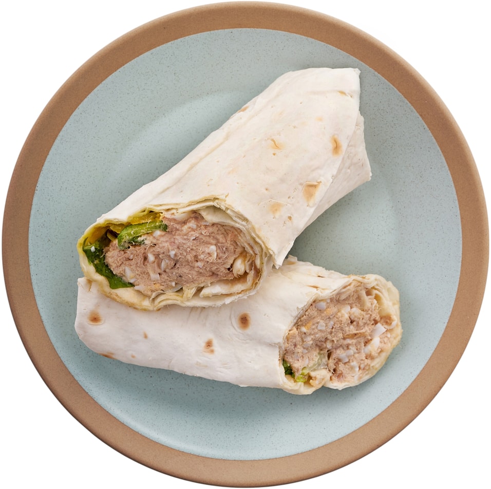 Сэндвич-ролл Британские пекарни с кусочками тунца полосатого яйцом и огурцом 200г