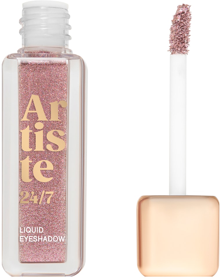 Тени для век Vivienne Sabo Artiste 24/7 жидкие Холодный розовый сатиновый Тон 09