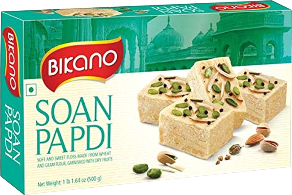 Соан Папди Bikano с орехами 500г