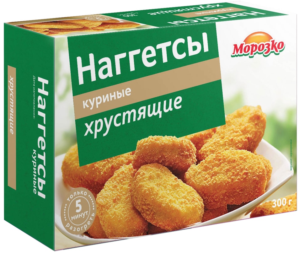 Наггетсы Морозко куриные хрустящие 300г от Vprok.ru