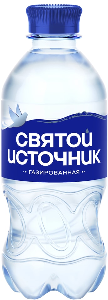 Вода Святой Источник питьевая газированная 330мл