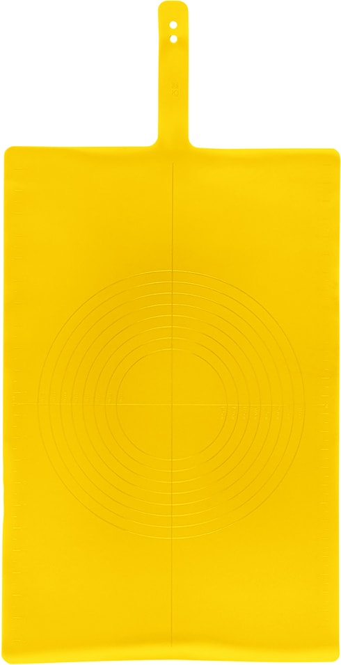 Коврик Smart Solutions Foss для замешивания и раскатки теста желтый 37.7*57.4см
