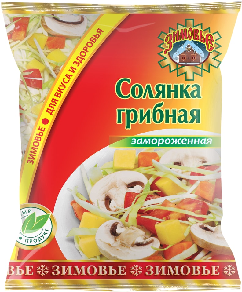 Смесь овощная Зимовье Солянка грибная замороженная 400г