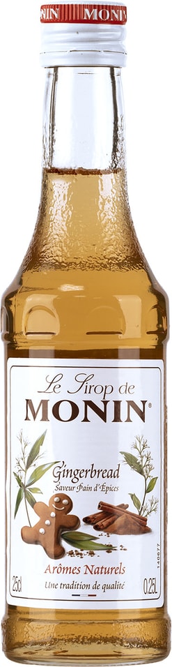 Сироп Monin Gingerbread Syrup со вкусом и ароматом имбирного пряника 250мл