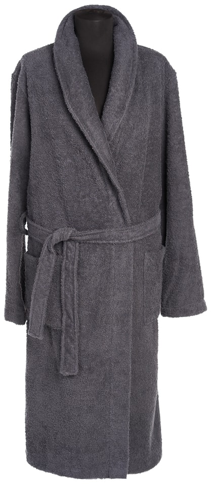 Халат Wellness SPA махровый размер M серый