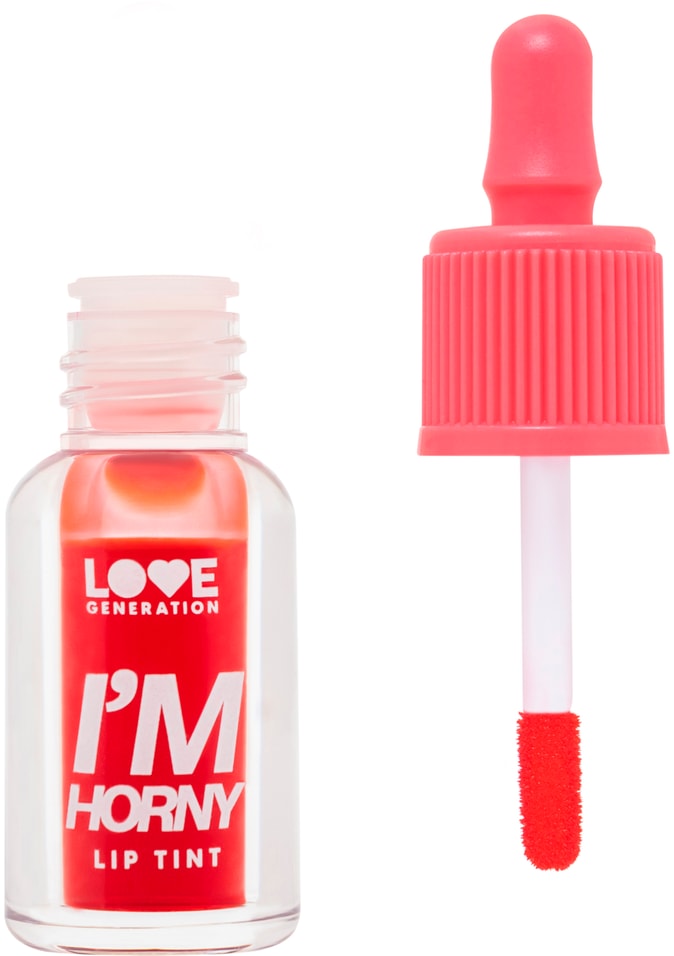 Тинт для губ Love Generation Im Horny стойкий Красный Тон 01