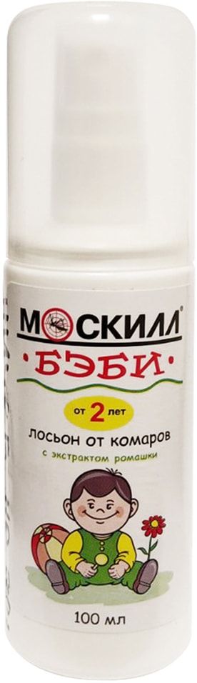 Лосьон от комаров Москилл с Экстрактом Ромашки Детский 100мл