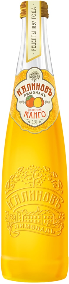 Напиток Калиновъ Лимонадъ Манго 500мл