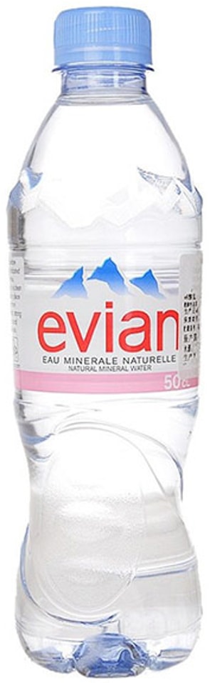 Вода Evian минеральная столовая негазированная 500мл