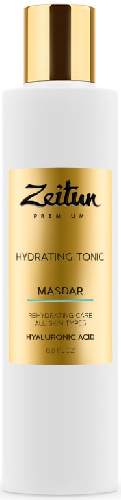 Тоник для лица Zeitun Masdar увлажняющий с гиалуроновой кислотой для всех типов кожи 200мл
