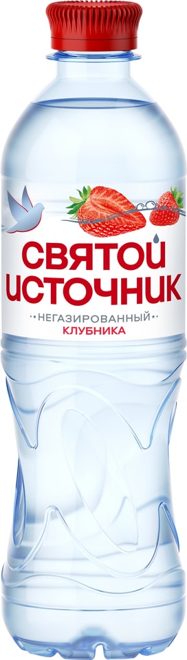 Вода Святой Источник со вкусом клубники негазированная 500мл