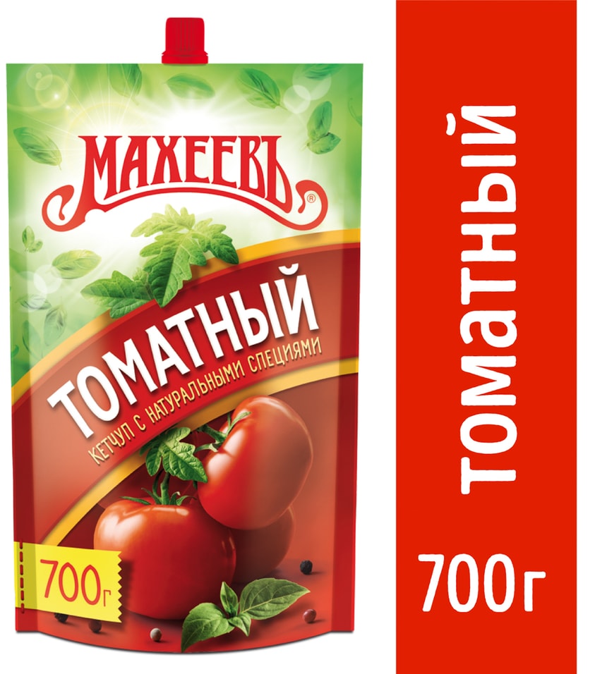 Кетчуп Махеевъ Томатный 700г - Vprok.ru Перекрёсток