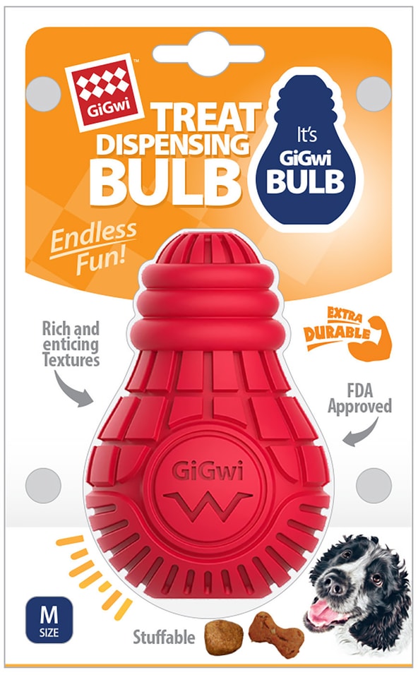 Игрушка для собак GiGwi Bulb Rubber Резиновая лампочка 10см