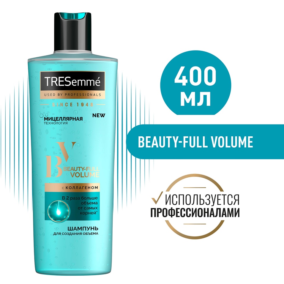 Отзывы о Шампуни для волос Tresemme Beauty-full Volume для создания объема 400мл