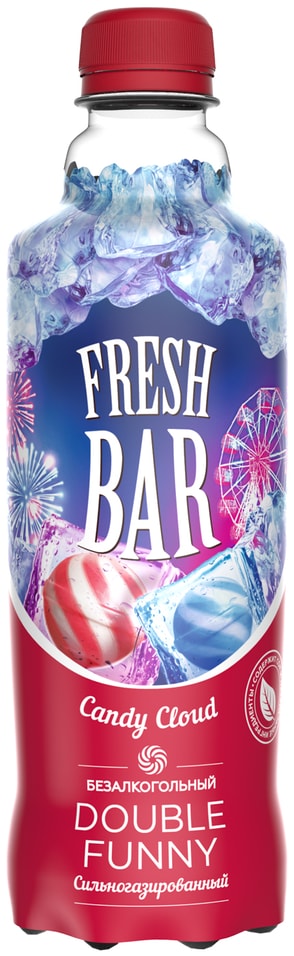Напиток Fresh Bar Double Funny Candy Cloud 480мл