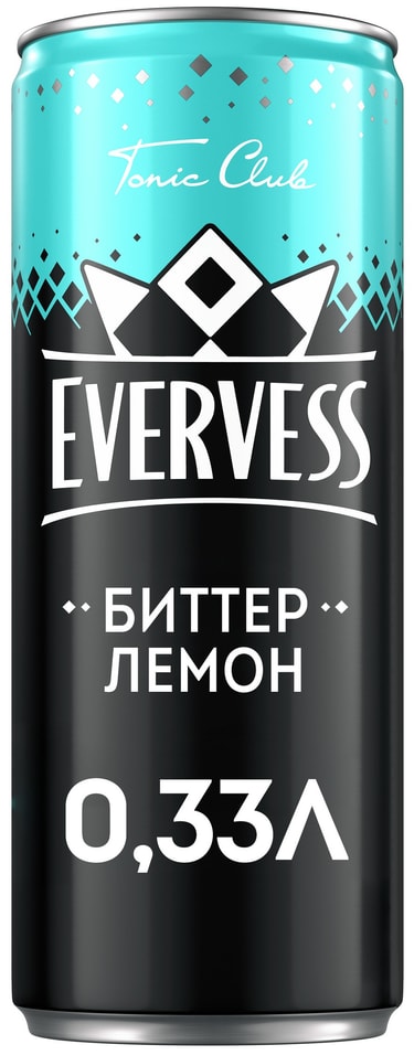 Напиток Evervess Тоник Биттер Лемон 330млс доставкой!