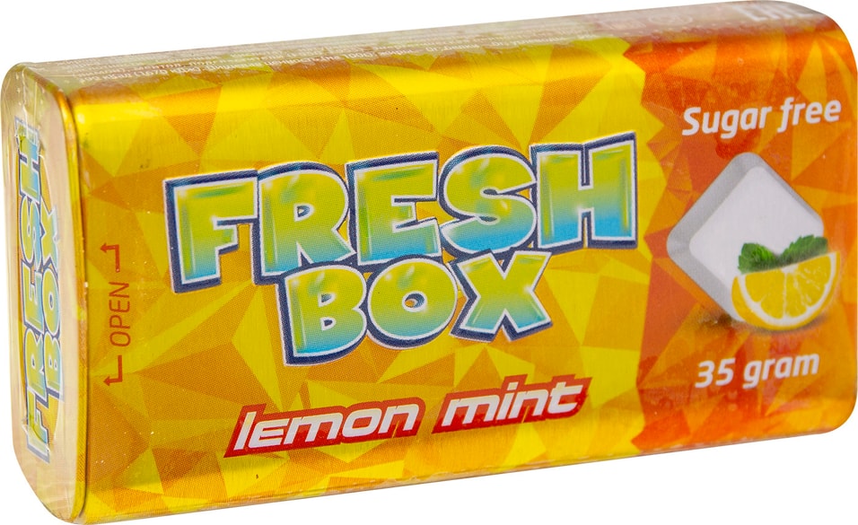 Драже Fresh Box освежающие Лимон Мята 35г