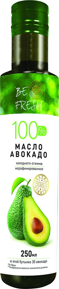 Масло авокадо Befresh Нерафинированное 250мл от Vprok.ru