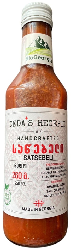 Соус Bio Georgia Dedas Recepti Сацебели классический 260г