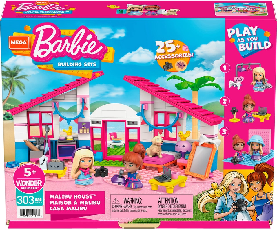 Конструктор Mega Construx Barbie Домик мечты