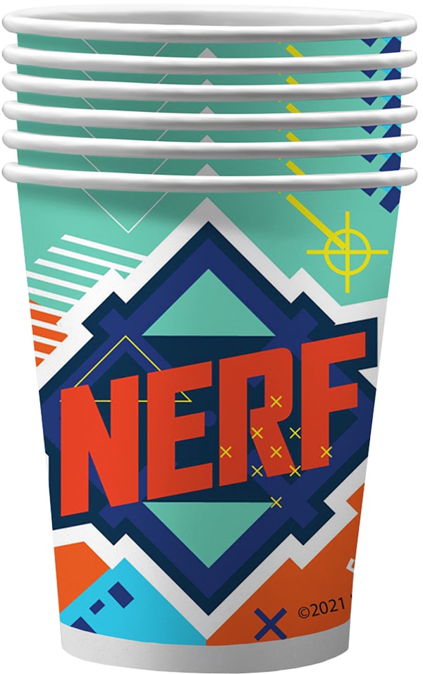 Набор бумажных стаканов ND Play Nerf  250мл 6шт от Vprok.ru