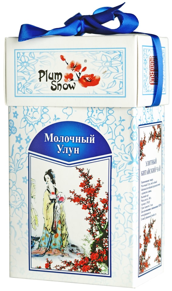 Чай зеленый Plum Snow Молочный улун 100гс доставкой!