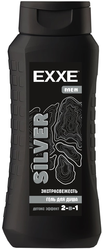 Гель для душа EXXE MEN SILVER экстрасвежесть 2в1 400мл 169₽