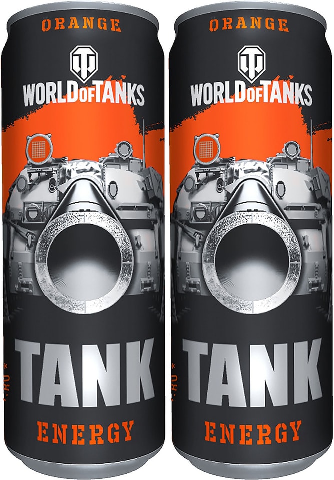 Напиток World of Tanks Orange энергетический 450мл