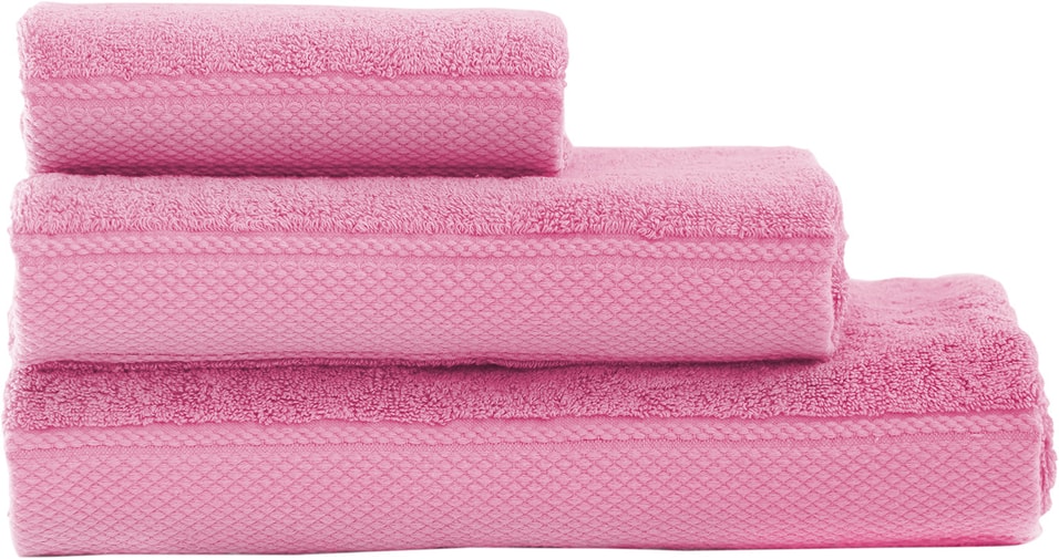 Полотенце махровое Louis Pascal Тулуза для лица Розовый 5090см 565₽